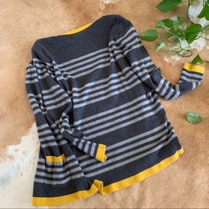 Banana Republic Sweaters - Banana Rep striped grey cardigan sweater, sz s Banana Republic Sweaters - Banana Rep striped grey cardigan sweater, sz s